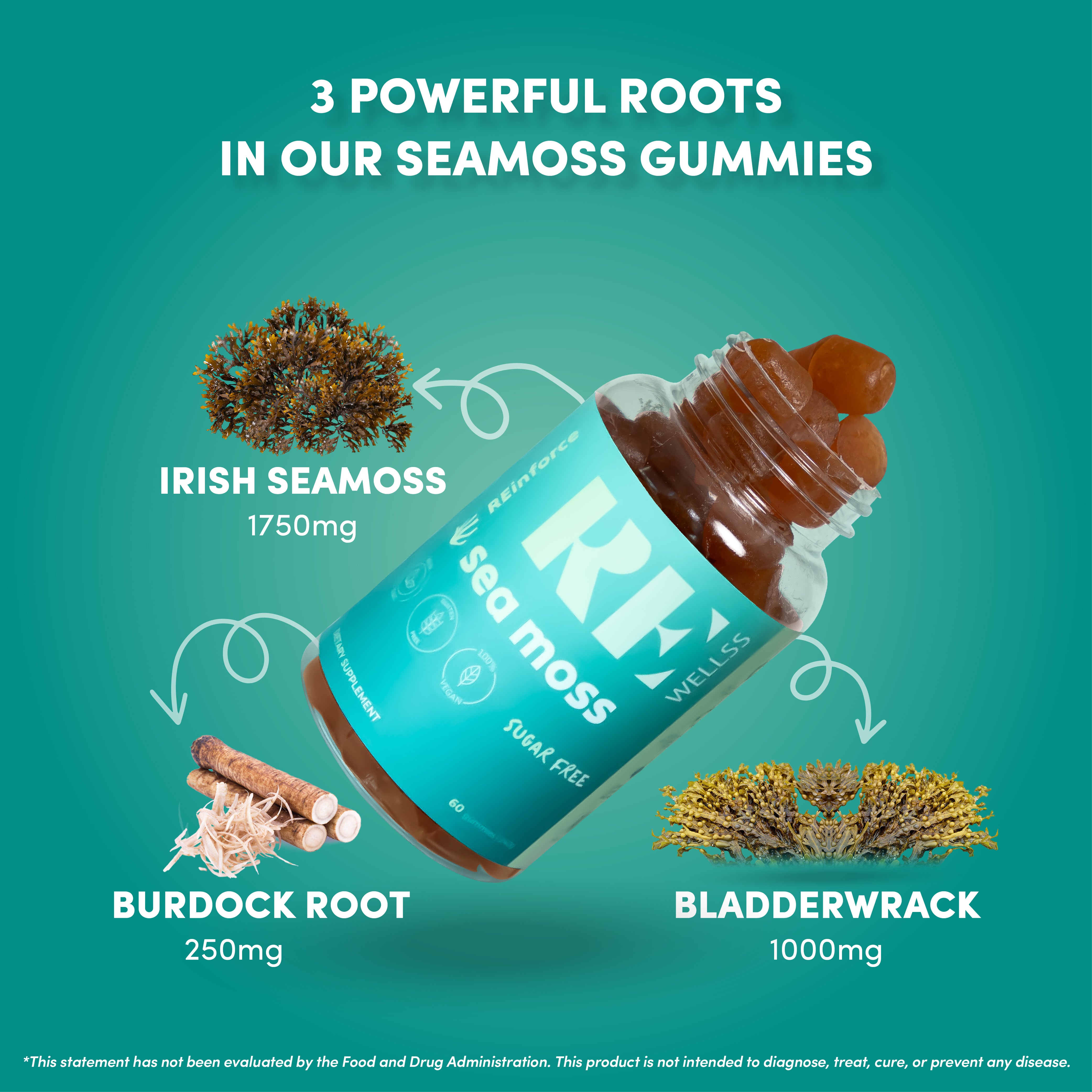 Irish Sea Moss Gummies; Stronger Immunity, Stronger You!