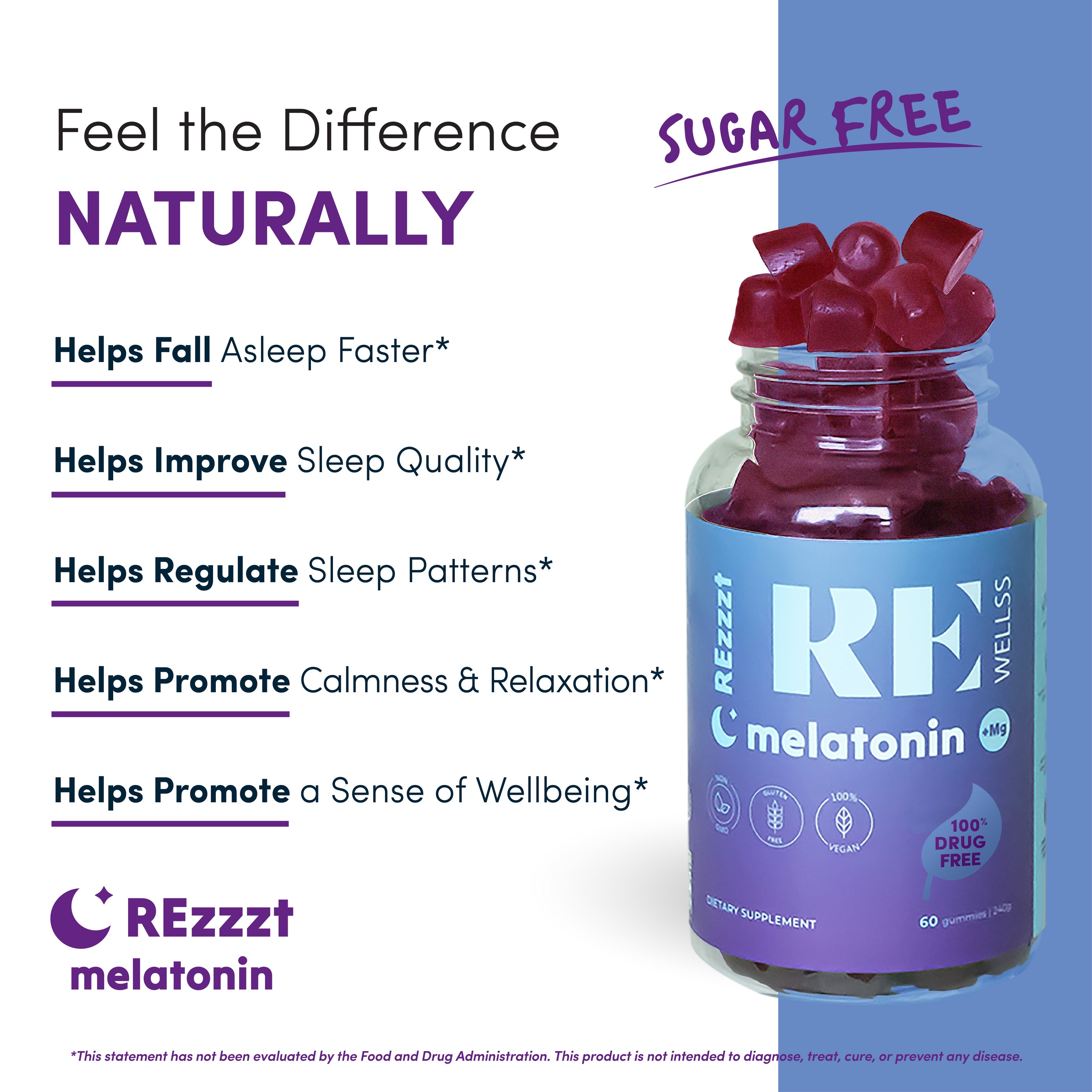 Melatonin Gummies, Say Good Bye to Sleeplessness Nights